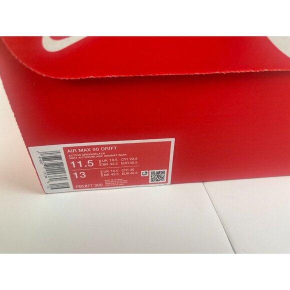 Nike Air Max 90 Drift Green Size M 11.5 / W 13 FB2877-300 - Picture 12 of 13